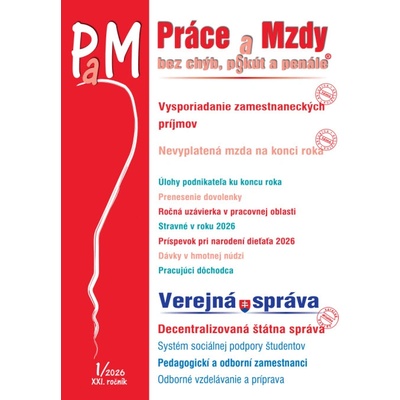 PaM č. 1 / 2026 - Koniec roka v mzdovej učtárni
