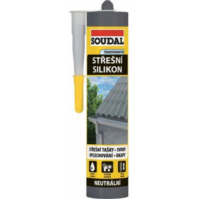 Soudal Střešní tmel – silikon, transparentní, 280 ml 1213300