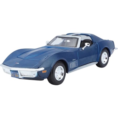 Maisto Метална кола Maisto Special Edition - Chevrolet Corvette 1970, 1: 24, синя (31202 BU)
