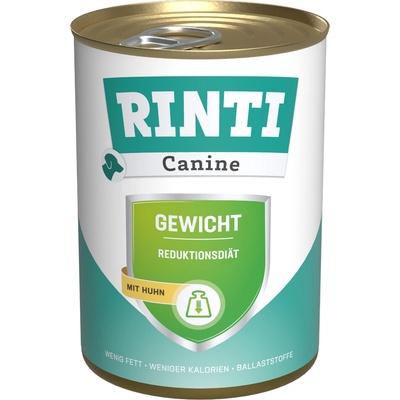 Rinti Canine Weight s kuracím 12 x 400 g