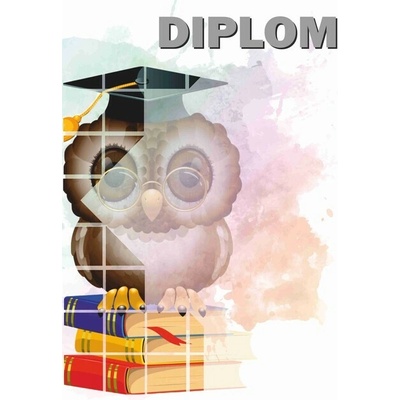 DIP157 Diplom papier sova A4
