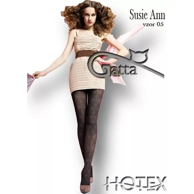 Gatta Dámské punčocháče Susie Ann 05 hazel caffe