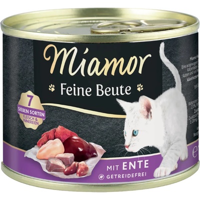 Miamor 12x185г Feine Beute Miamor, консервирана храна за котки - патешко