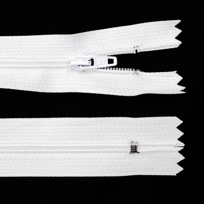 Spirálový zip no.3 nerozepínací 40cm - více barev color: 501 bílá