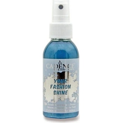 Barvy na textil Cadence Your Fashion Shine petrolejová 100 ml