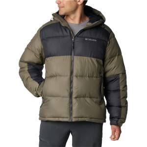 Columbia Мъжко синтетично яке Columbia Pike Lake II Hooded Jacket Synthetic jacket - Stone Green / Shark - размер XL (004-4767-0314)