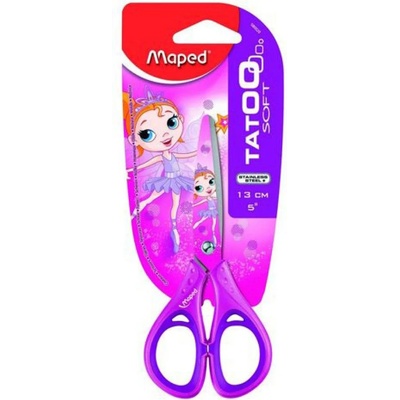 Ножица MAPED Tatoo 13см розова