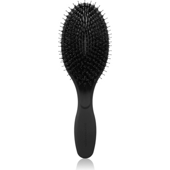 Olivia Garden Expert Care Boar & Nylon Bristles Black овална четка за коса