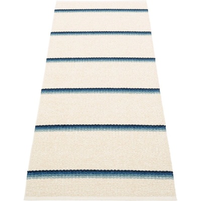 Pappelina Синя и кремава пътека за открито и закрито 70x180 cm Olle Blue Vanilla - Pappelina (OL3G718)