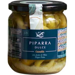 Garden Delights Чушки Пипара 370 мл, сладки в зехтин екстра върджин, Garden Delights (MAR4365)