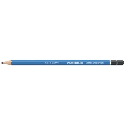 STAEDTLER Графитен молив, B, шестоъгълен, STAEDTLER "Mars Lumograph 100" 100-B (100-B)