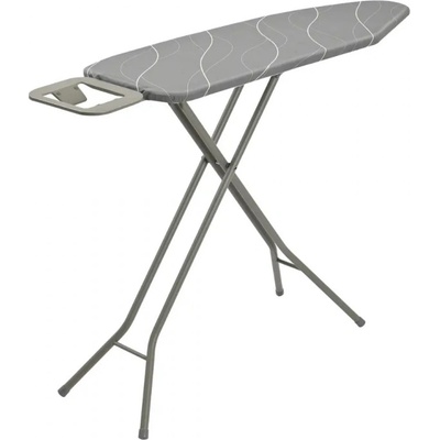 Kinghoff Маса за гладене Kinghoff KH 1939, 114x35.5 см, 7 позиции за регулиране, Поставка за ютия, Сив (KH 1939)