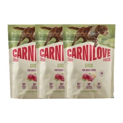 Carnilove True Fresh Dog Duck Adult 3 x 1,5 kg