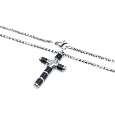 Jan Kos jewellery Řetízek s přívěskem z oceli 12117385
