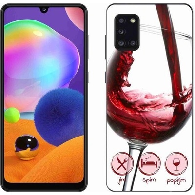 Pouzdro mmCase Gelové Samsung Galaxy A31 - sklenička vína červené – Hledejceny.cz