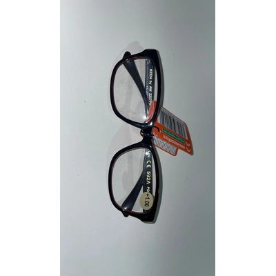 Keen Dioptrické brýle na čtení červené