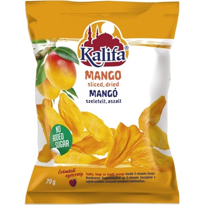 Kalifa Krájené sušené mango bez přidaného cukru 70 g