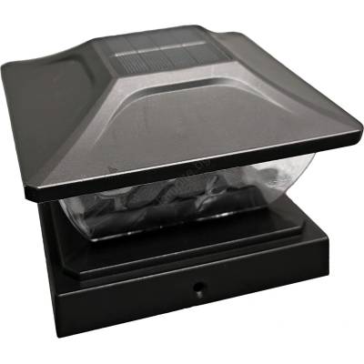LED соларна лампа TOYA LED/4, 5W/230V 3000/6500K 600 mAh IP44 черна (SA2417)