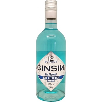Sin Premium gin 12 Botanics Alcohol Free 0.0% 0,7 l (čistá fľaša)