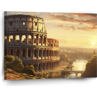 Sablio Obraz Rím Koloseum Historic - 90x60 cm