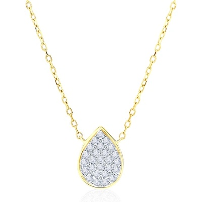 SAVICKI Колие с капка Savicki: злато, диаманти