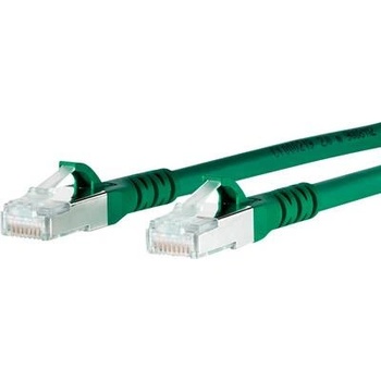 METZ CONNECT RJ45 Кабел за мрежова връзка, CAT 6A S/FTP [1x RJ45 щепсел - 1x RJ45 щепсел] 1 m, зелен BTR Netcom (1308451055-E) (1308451055-E)