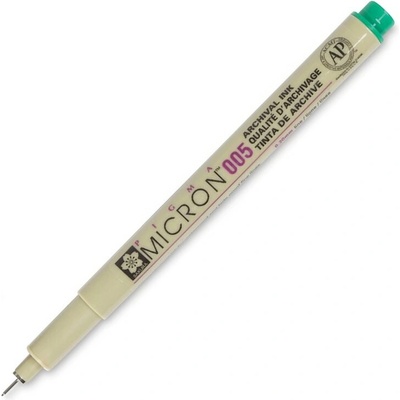 Technický liner SAKURA Pigma Micron 005 zelený 0,2 mm