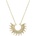 Silenti Jewelry Сребърно колие "Сила" - Златен