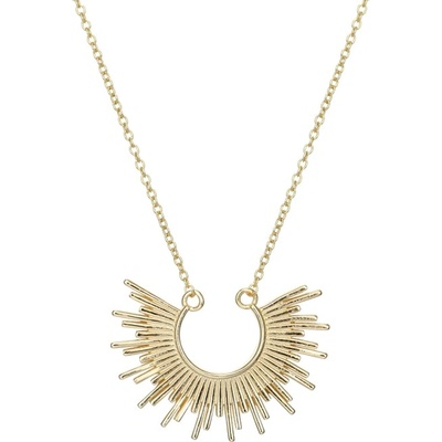 Silenti Jewelry Сребърно колие "Сила" - Златен