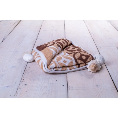 TiaHome Froté uterák Kompass hnedý 50x90cm