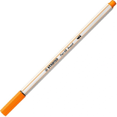 Stabilo Pen 68 Brush oranžová 30 rumělková