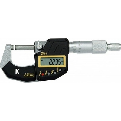 KMITEX Mikrometr třmenový digitální s výstupem dat IP65 25-50mm KM7030_050