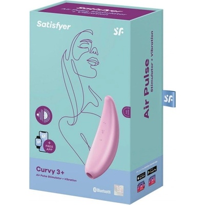 Satisfyer Curvy 3+ vzduchový pulzní stimulátor + vibrace