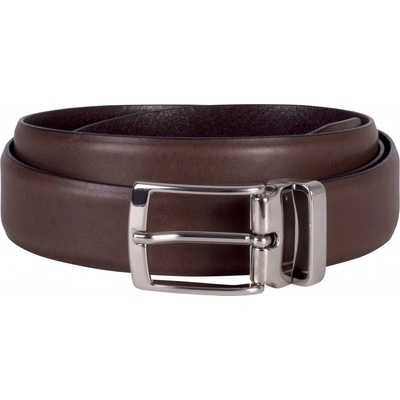 K-UP kožený pásek LEATHER tmavě hnědá