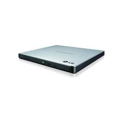 LG Оптично устройство, Hitachi-LG GP57ES40 Ultra Slim External DVD-RW, Super Multi, Double Layer, TV connectivity, Сребрист, GP57ES40. AHLE10B