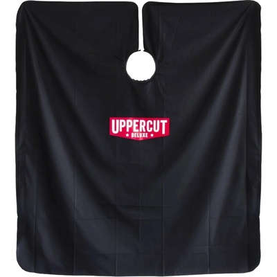 Uppercut Černá pláštěnka Deluxe Barber cape