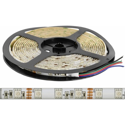 PS LED lano ECO voděodolné RGB 150 LED SMD5050 5m bílý substrát.