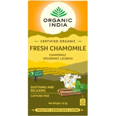 Organic India Fresh Chamomile 25 vreciek