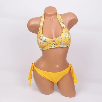 Image 1 of Свеж жълт бански с цветя - чашка В