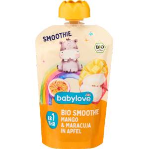babylove Смути с манго, маракуя и ябълка, от 1 година, 100 g (1436394)