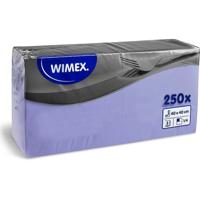 Wimex ubrousky 3V světle fialové 250ks 40x40cm