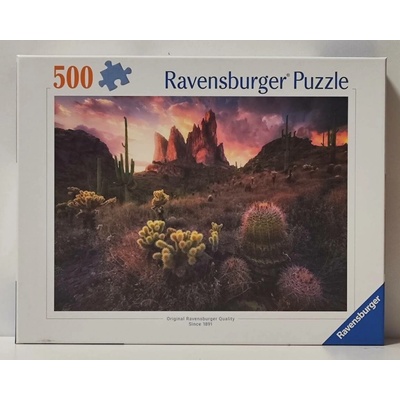 RAVENSBURGER Kaktusy za soumraku 500 dílků