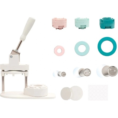 WE R MEMORY KEEPERS LIS NA PLACKY / Button Press Bundle VELKÁ SADA