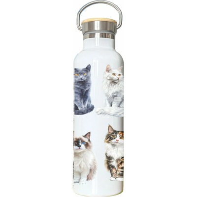 Jan.Ne KOČKY termoska bambus 750 ml