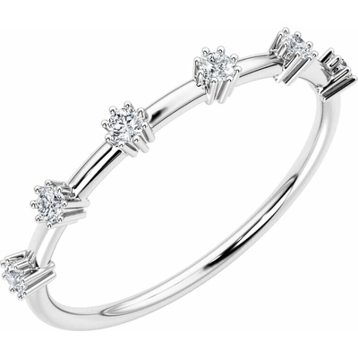 Eppi Znamenitý prsteň s lab grown diamantmi Demmi R47484