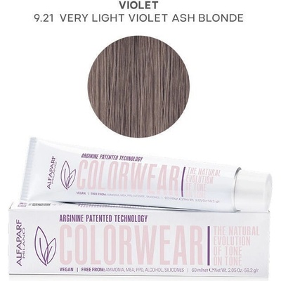 Alfaparf Milano Color Wear 9.21 Very Light Violet Ash Blonde 60 ml