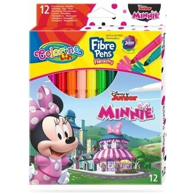 Colorino Disney Junior Minnie - fixky 12 farieb