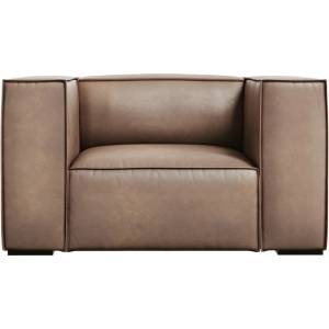 Windsor & Co Sofas Светлокафяв кожен фотьойл Madame - Windsor & Co Sofas (WIN_ARM_71_F1_MADAME3)