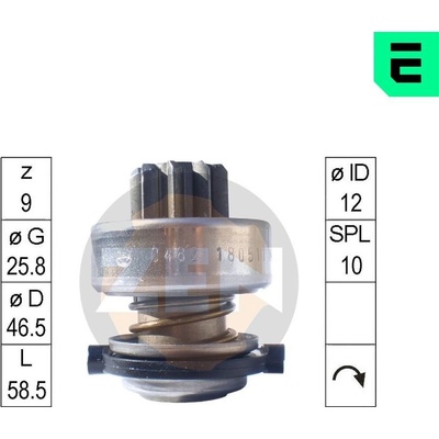 Volnoběžný převod, startér ERA ZN0482