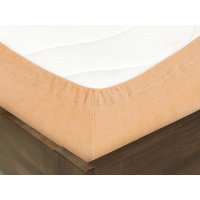 Dreamy Linens Plachta froté napínacia svetle oranžová 70x140